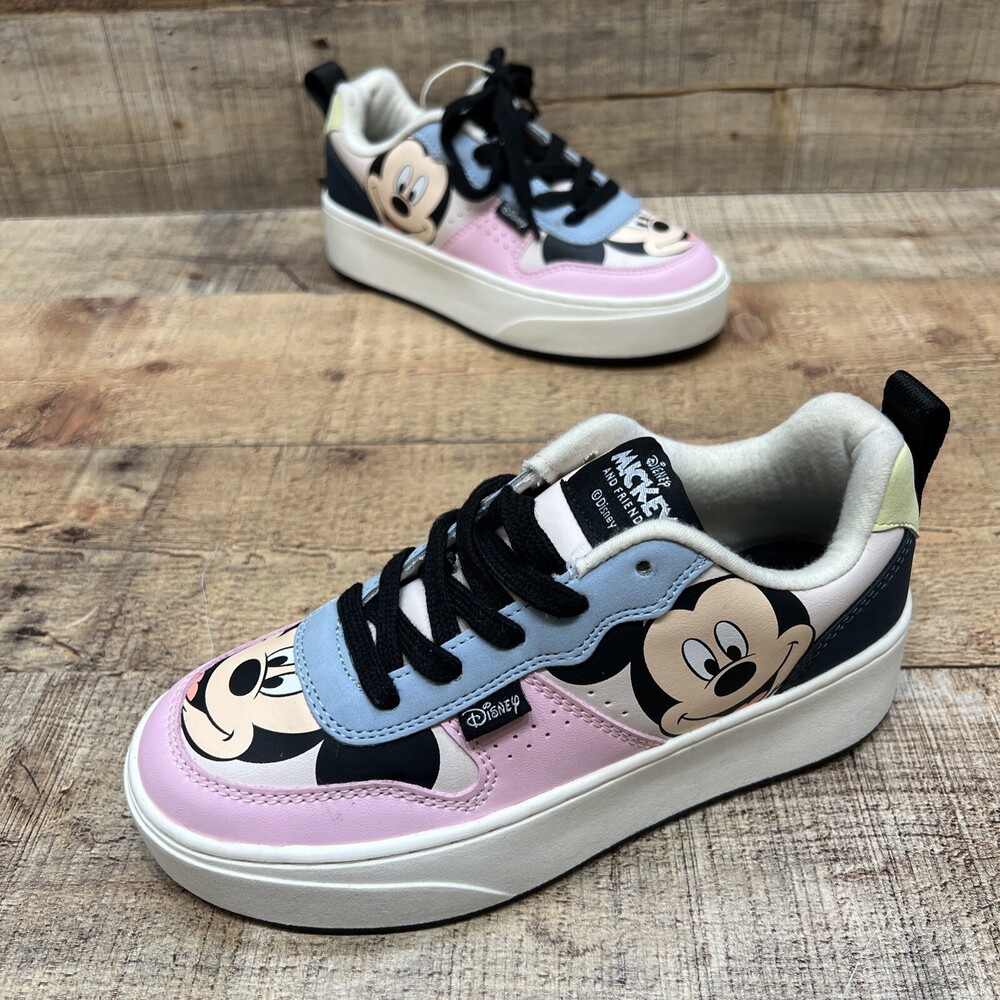 Disney Mickey Mouse And Friends Zara Youth Girls Sneakers Size 33 NICE!